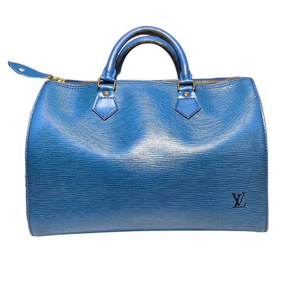 Louis Vuitton Speedy 30 Epi Toledo Blue Vintage 💙Host Pick!💙 - Picture 3 of 16